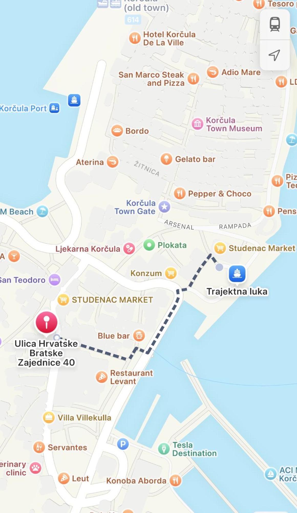 Milina Korcula Leilighet Eksteriør bilde